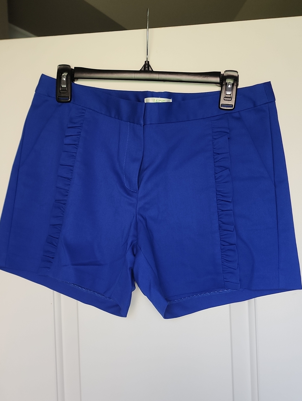 Blue Women's Ruffle-Trim Shorts